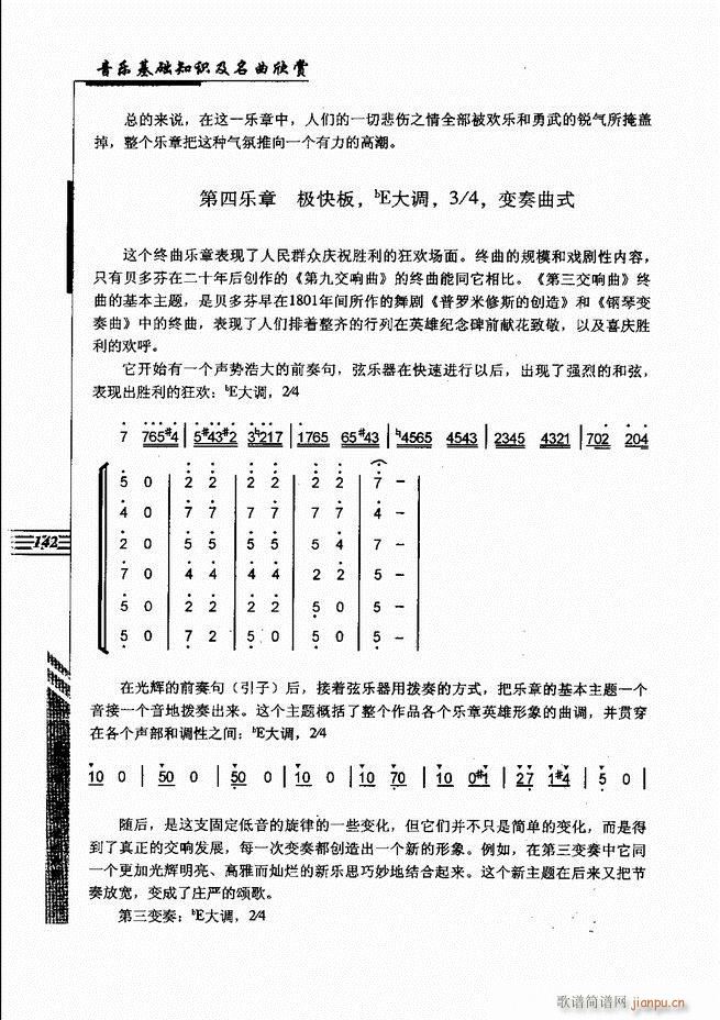 音乐基础知识及名曲欣赏 121 180(十字及以上)22