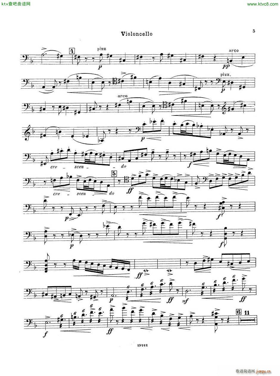 Arensky op 32 Piano Trio No 1 in D minor 1894 二(钢琴谱)37