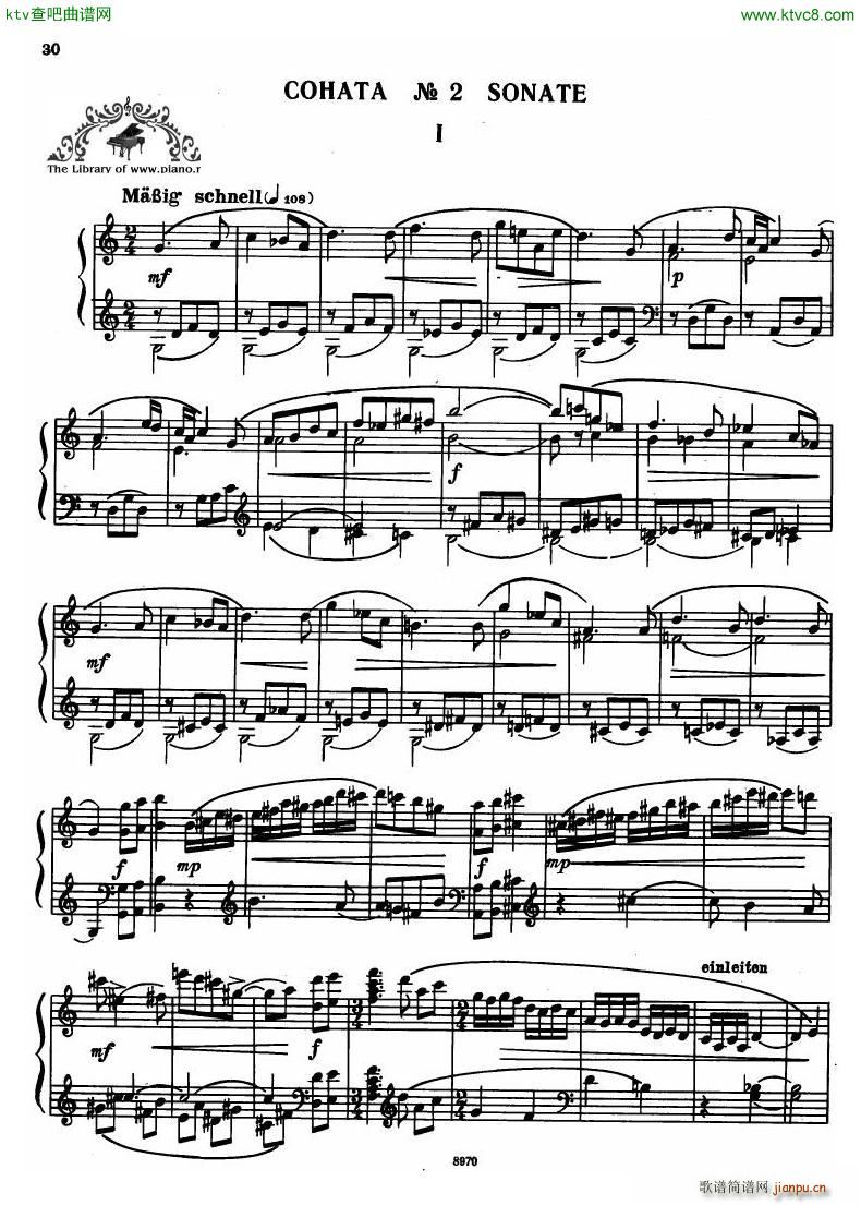 Hindemith Sonata No 2(钢琴谱)1