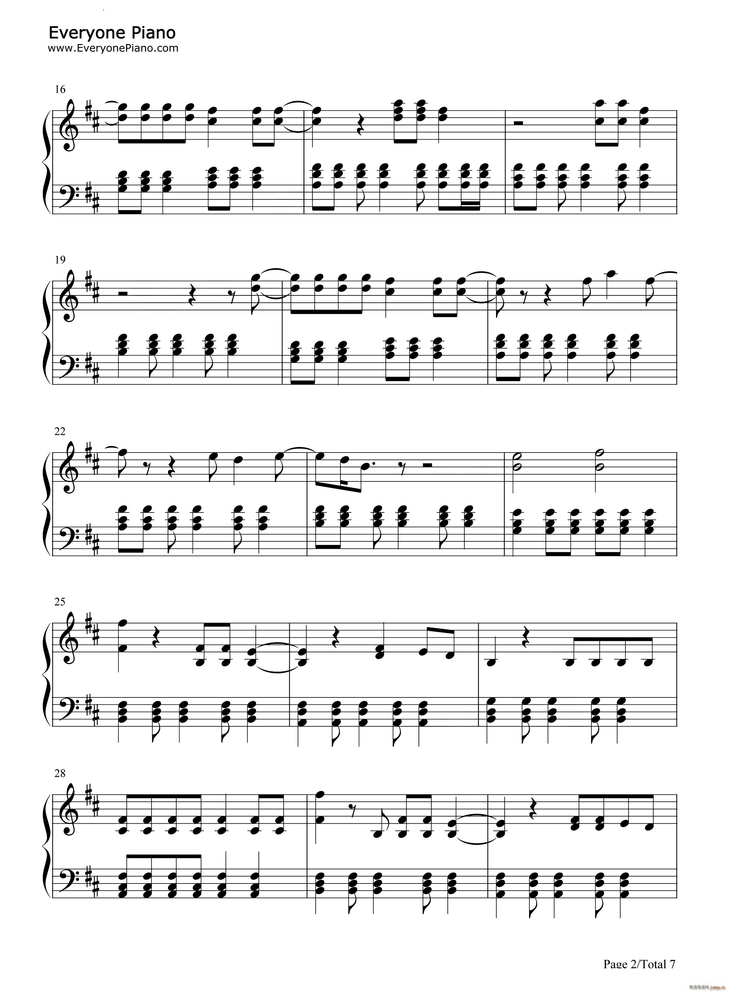 Cigarette Daydreams(钢琴谱)3