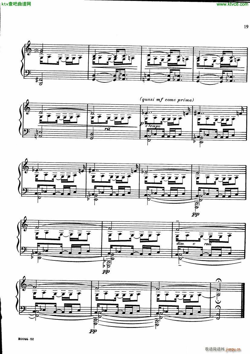 ginastera preludios americanos(钢琴谱)18