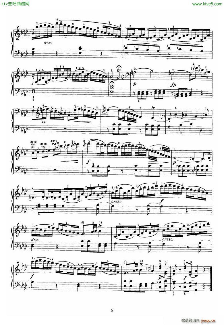 Piano Sonata No 46 in Ab(钢琴谱)6