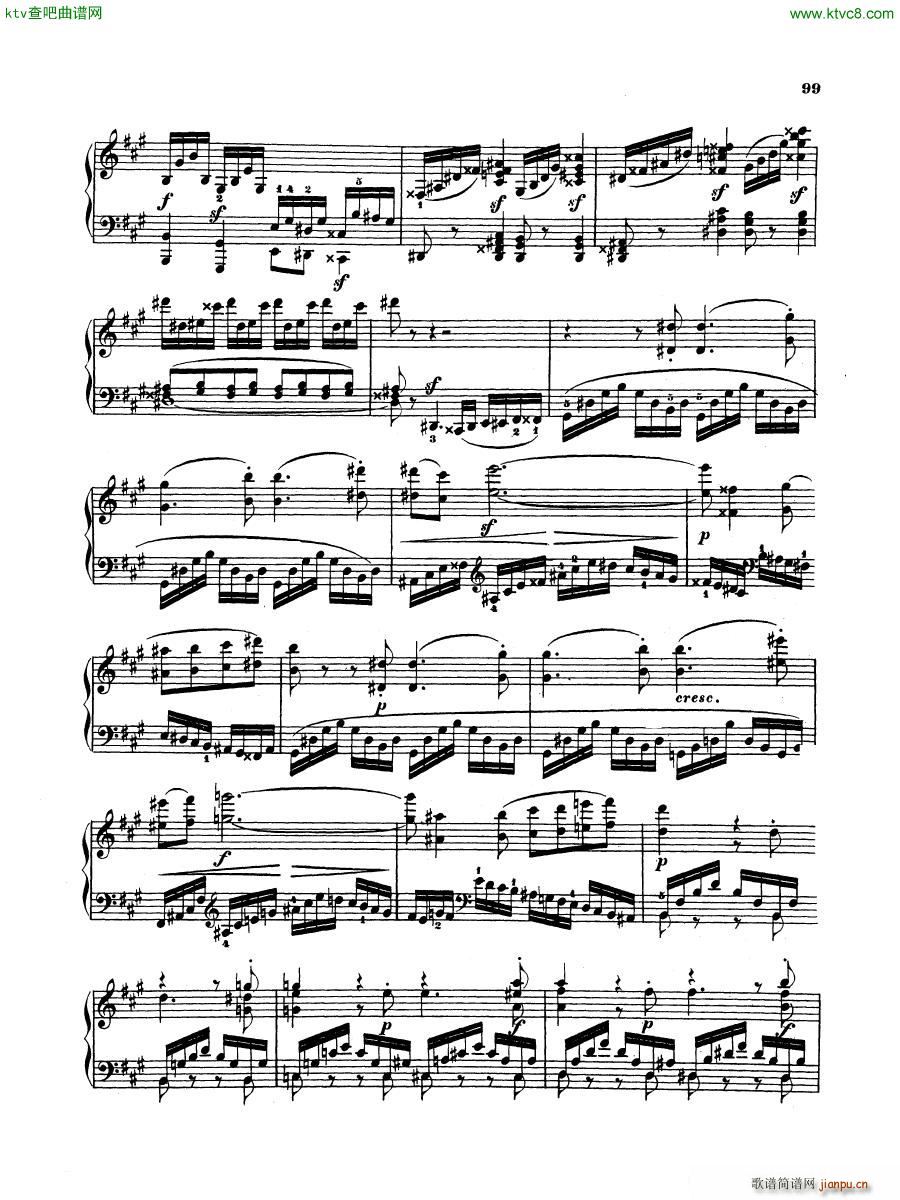 Hummel Sonata in F sharp minor Op 81(钢琴谱)26