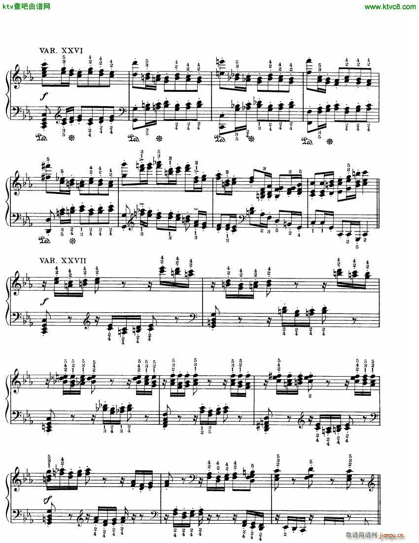 Beethoven WoO 80 32 Variations in C Minor(钢琴谱)14