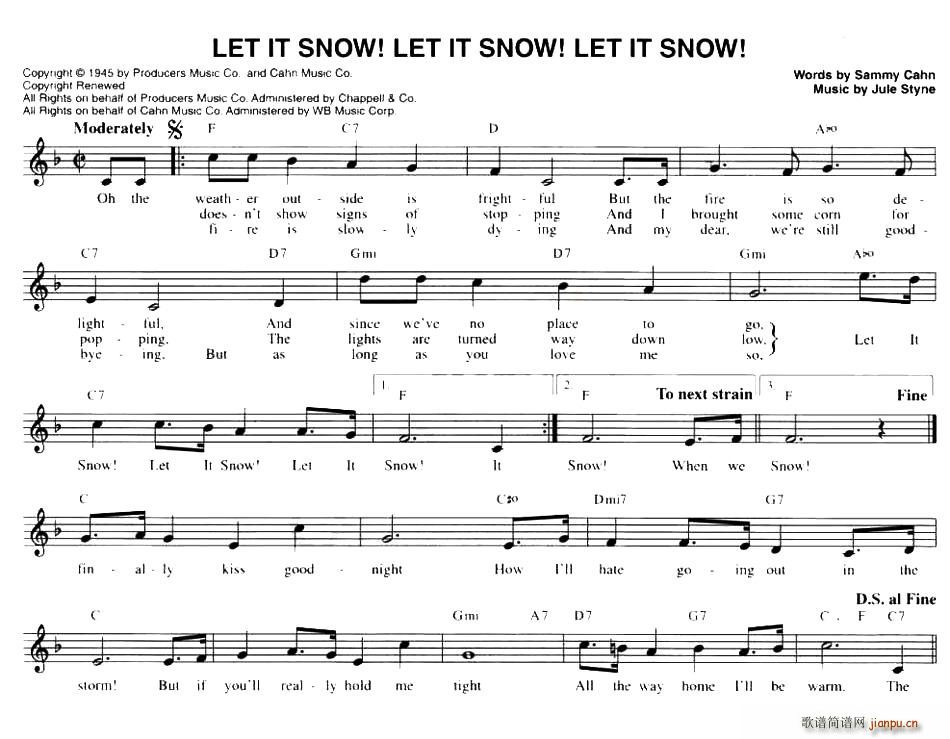 LET IT SNOW! LET IT SNOW! LET IT SNOW!(十字及以上)1