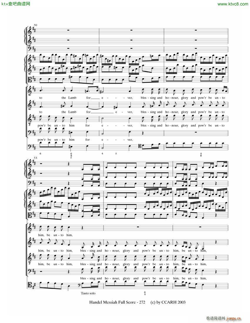 G F Handel Messiah Open Score 七(钢琴谱)31