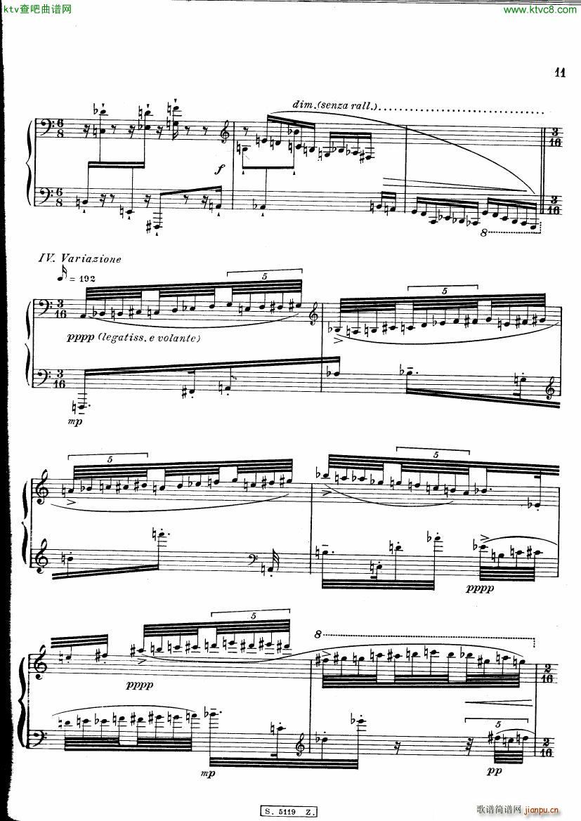 Berio Cinque Variazioni(钢琴谱)12