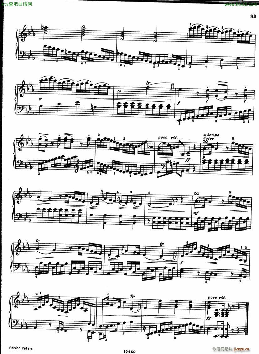 Bach JC op 17 no 3 Sonata(钢琴谱)6