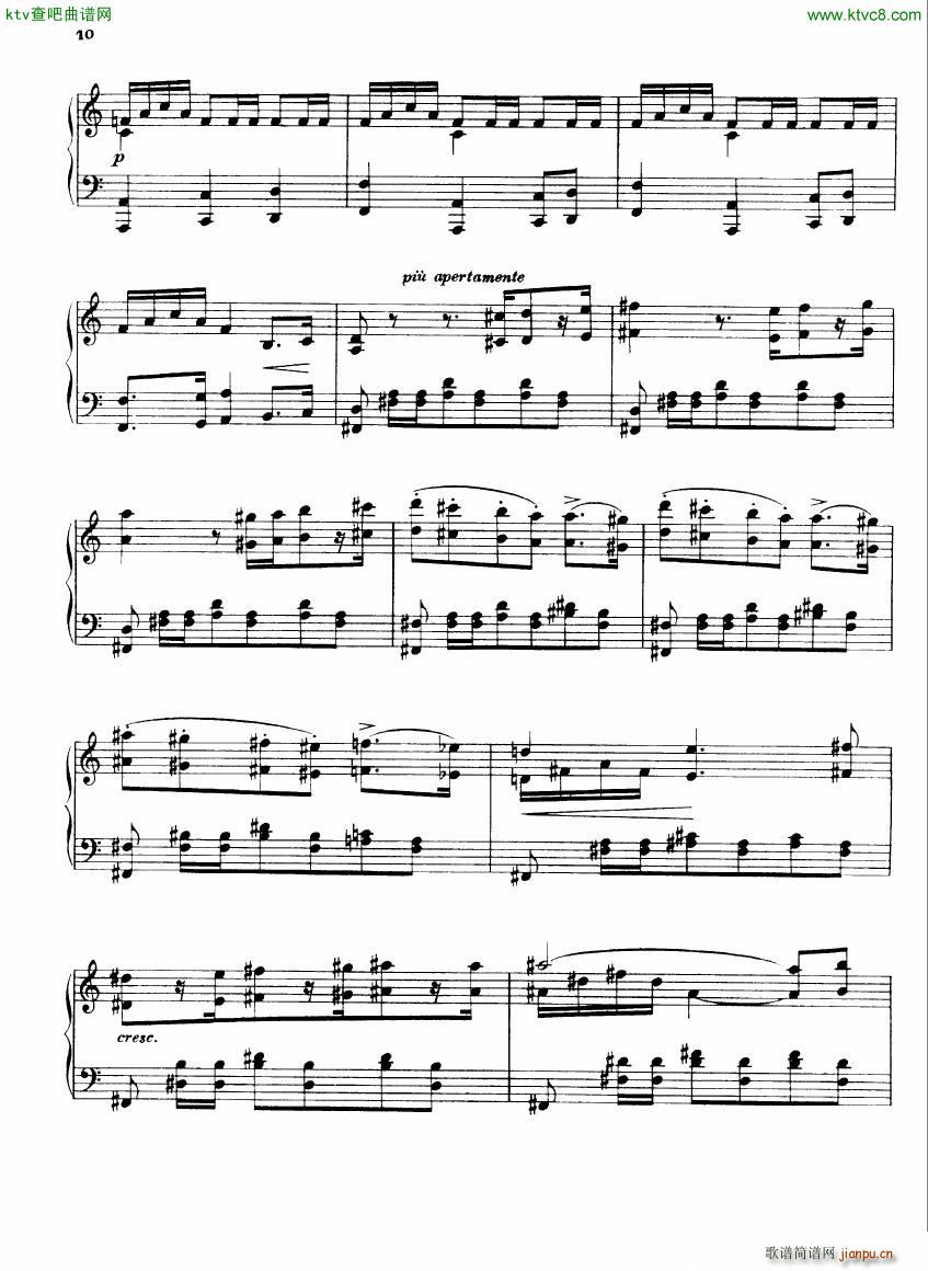 Busoni Sonatina pro clavicimbalo(钢琴谱)9