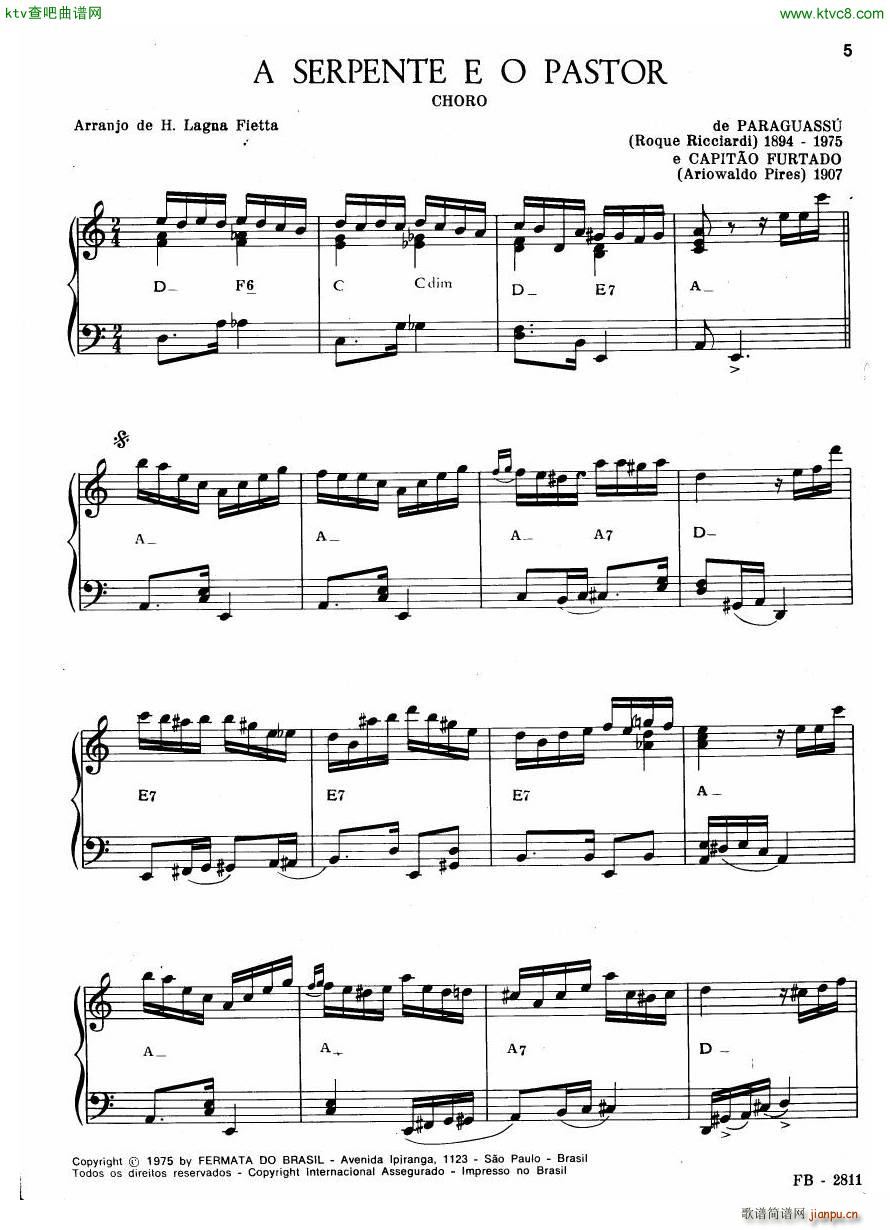 Centenário do Choro Vol 1 20 Choros Para Piano(钢琴谱)3