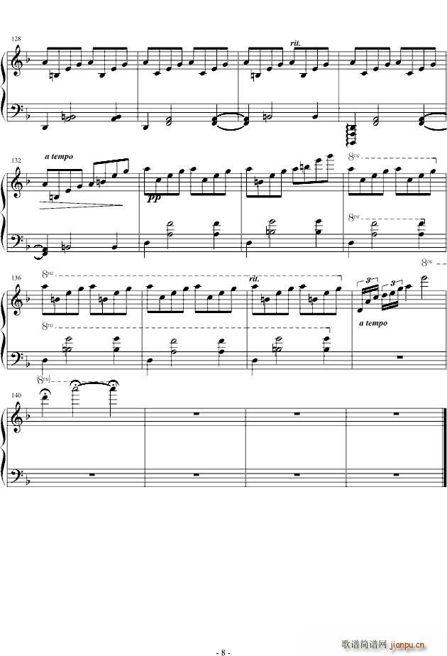 几度枫红(四字歌谱)8