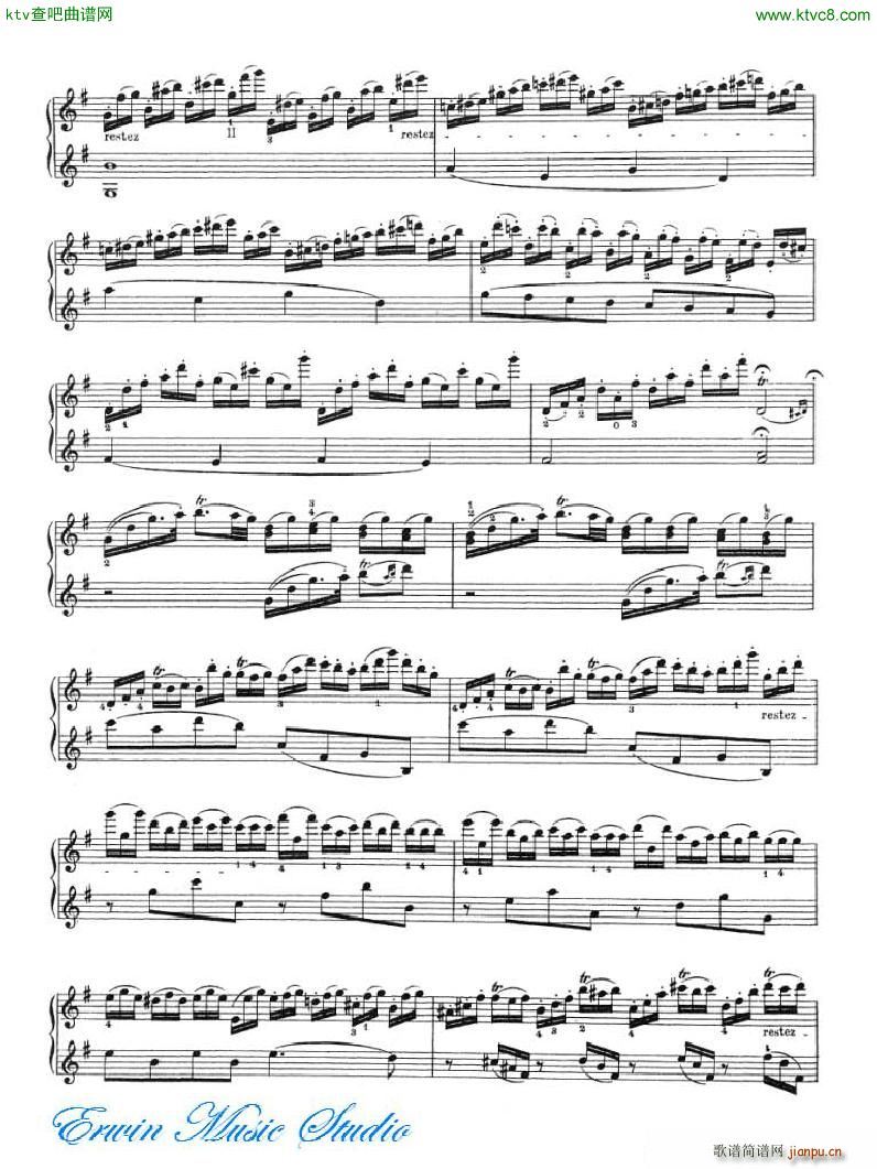 加维尼耶 24首隨想曲Pierre Gavinies 24 Caprices 13 16(十字及以上)12