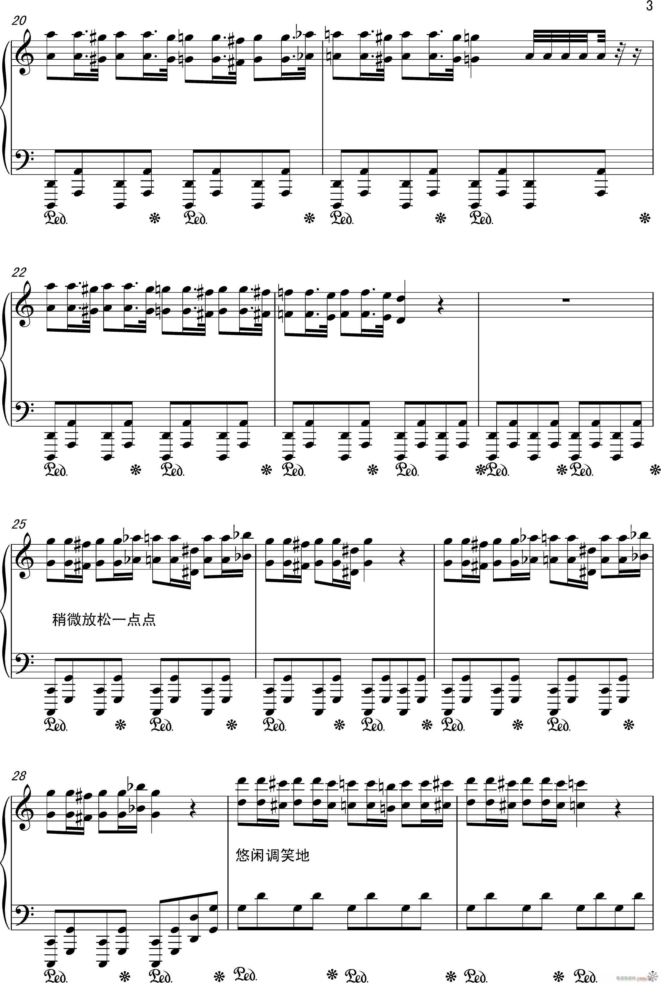 大侦探福尔摩斯(钢琴谱)3