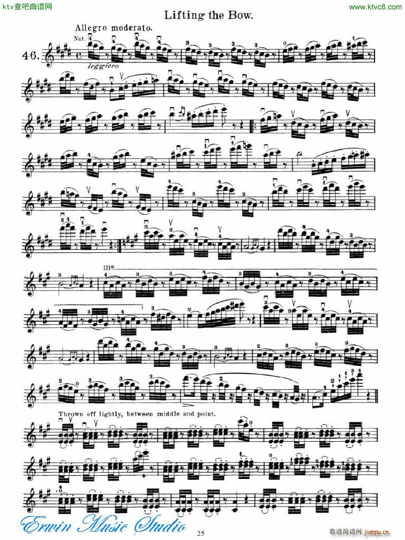 马扎斯 75首渐进式旋律练习 图书2 27首Brilliante 练习2(十字及以上)9