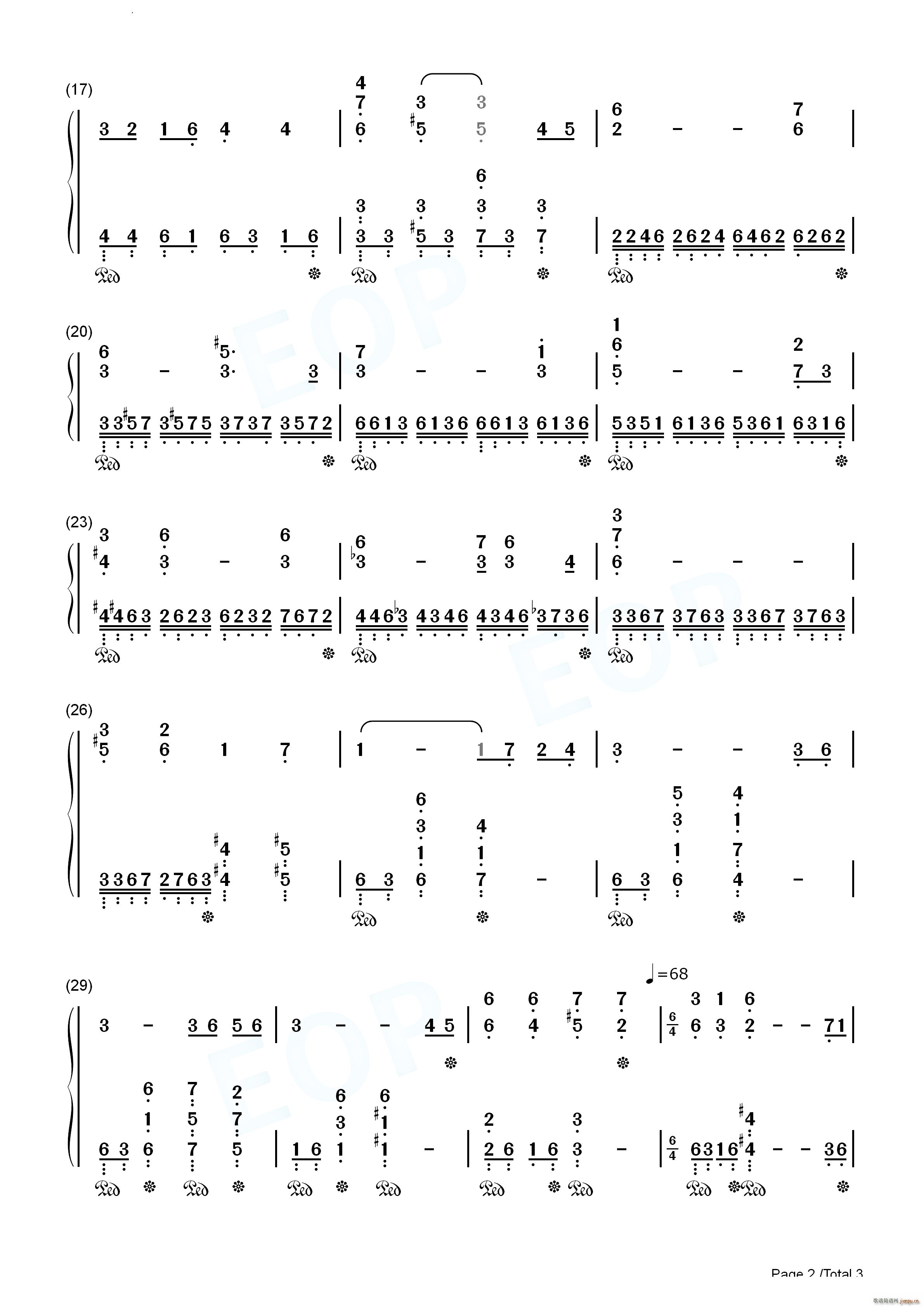 Burst Witch Main Theme 爆裂魔女主旋律(钢琴谱)6