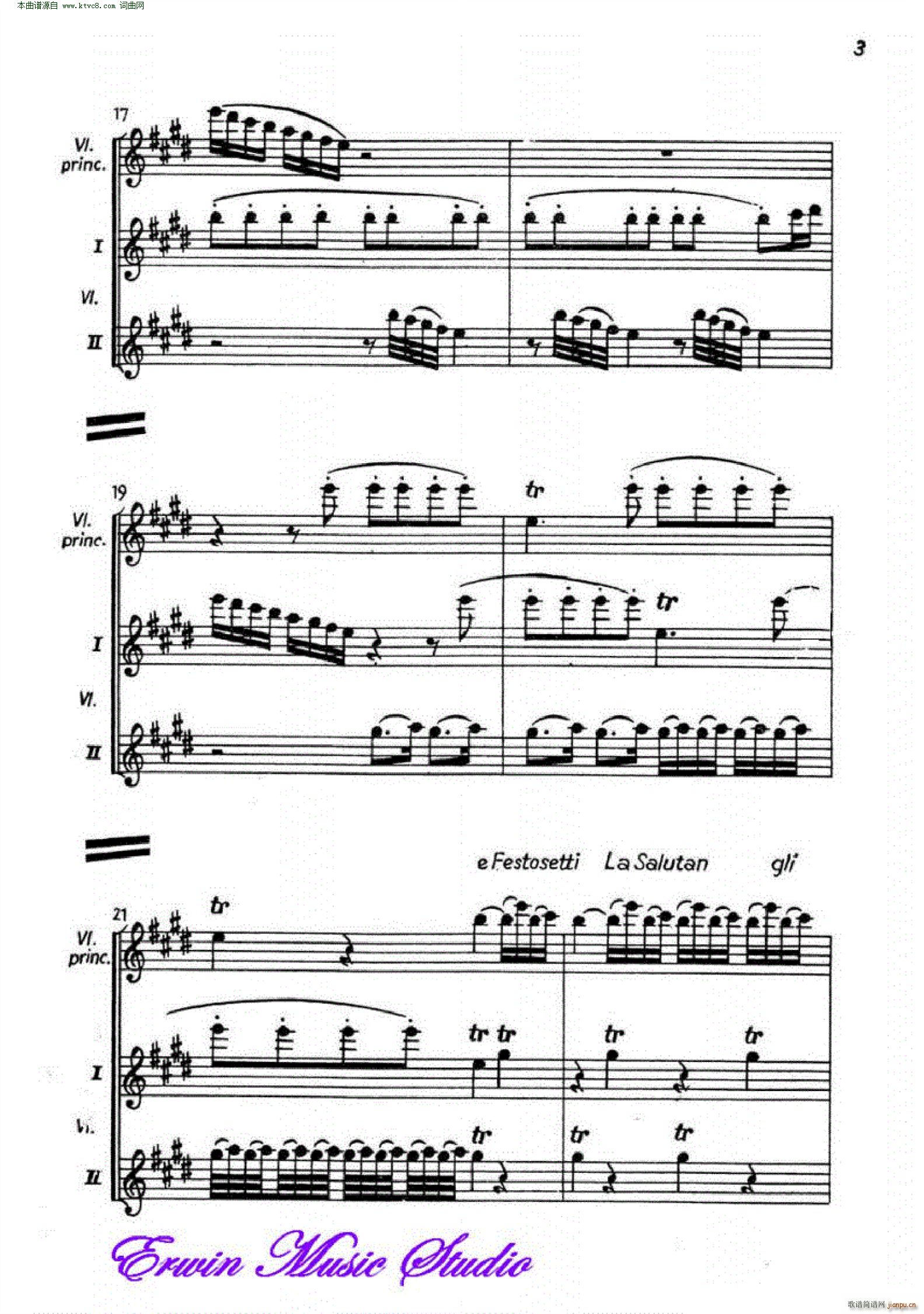 四季 弦乐四重奏(总谱)3