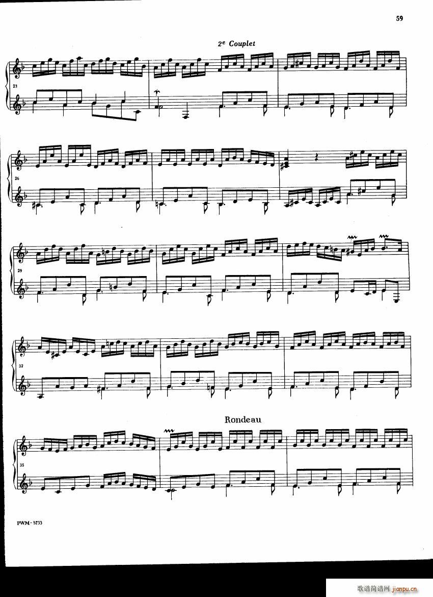 CouperinF Les Maillotins Le Tic Toc Choc(钢琴谱)3