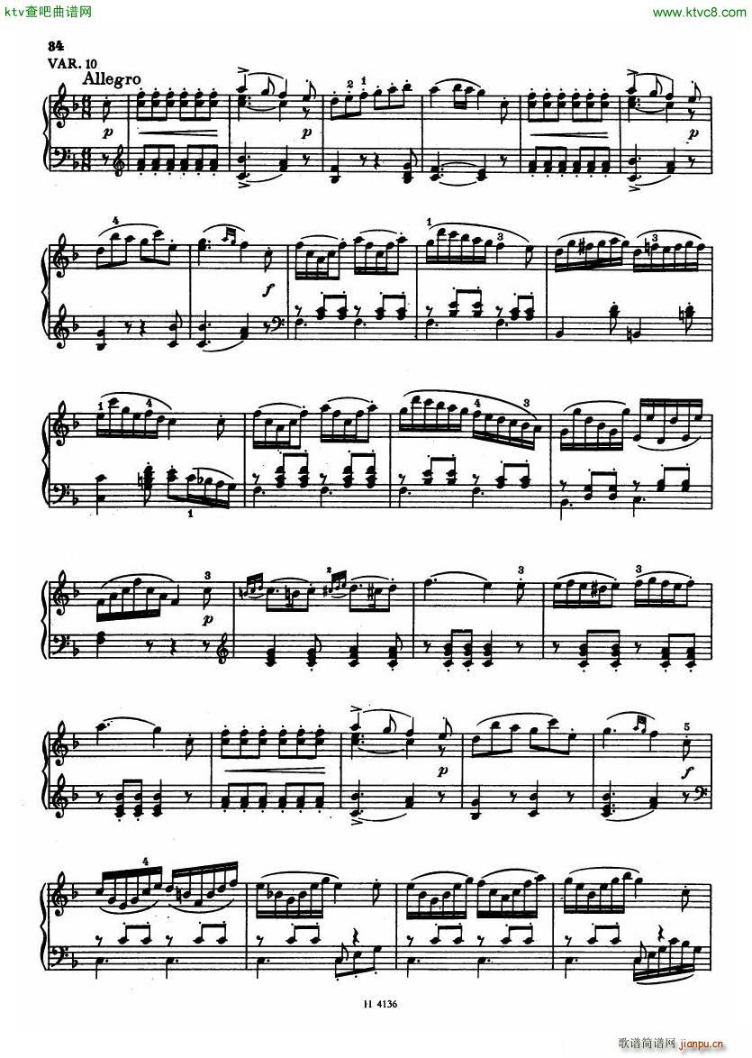 Czech piano variations from 18th century(钢琴谱)32