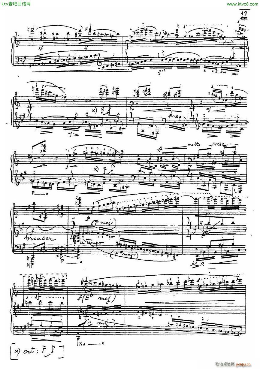 Eckhardt Grammate Sonata no 4(钢琴谱)20