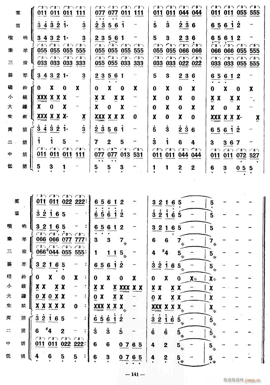 瑶族长鼓舞7(六字歌谱)1