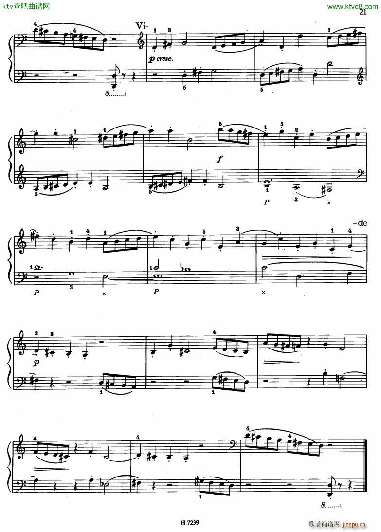 Hurnik piano etudes(钢琴谱)18