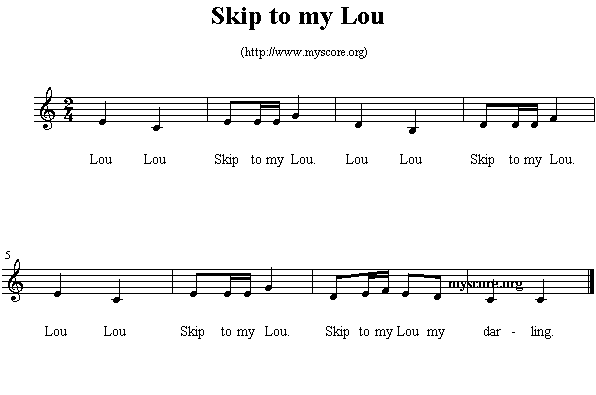 英文儿歌：SkiptomyLou(其他)1