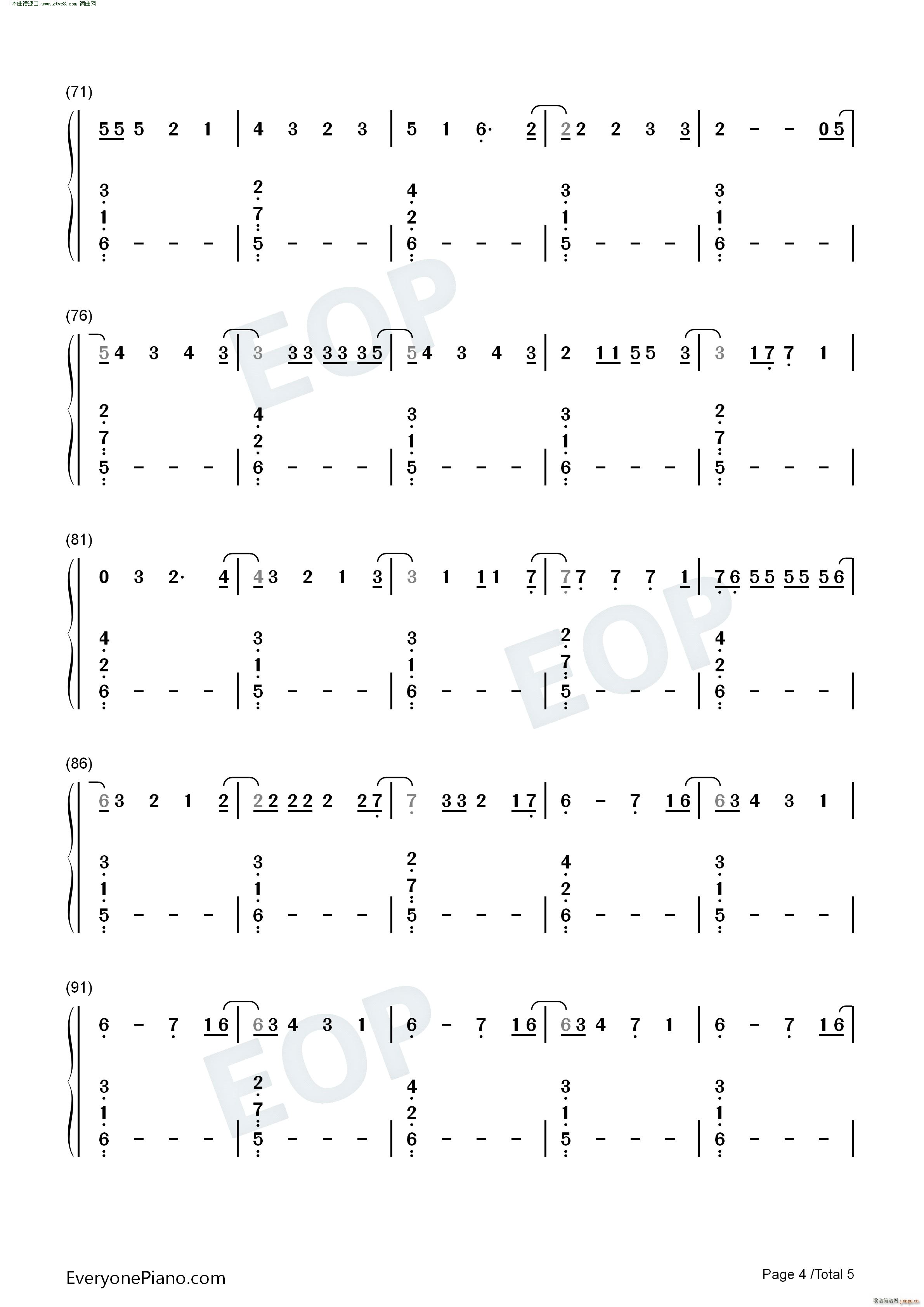 Lifes A Mess(钢琴谱)10