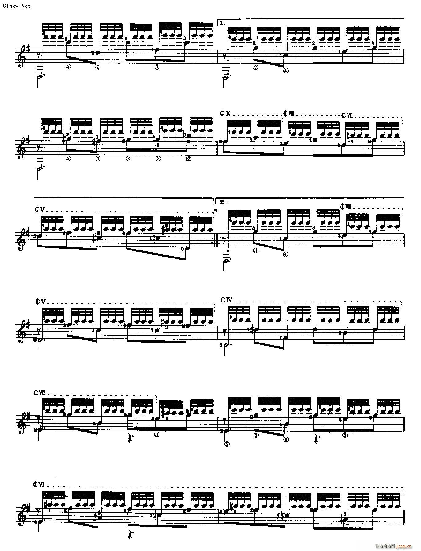 梦中的森林1(吉他谱)3