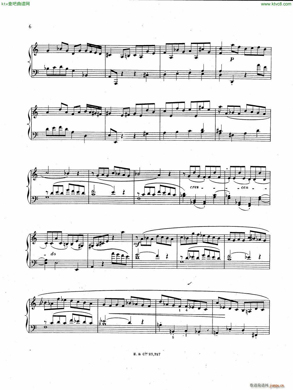 Hahn Reynaldo Piano sonatina(钢琴谱)6