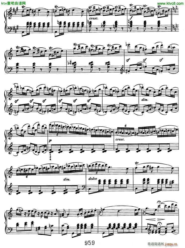 Beethoven op 89 Polonaise in C(钢琴谱)6