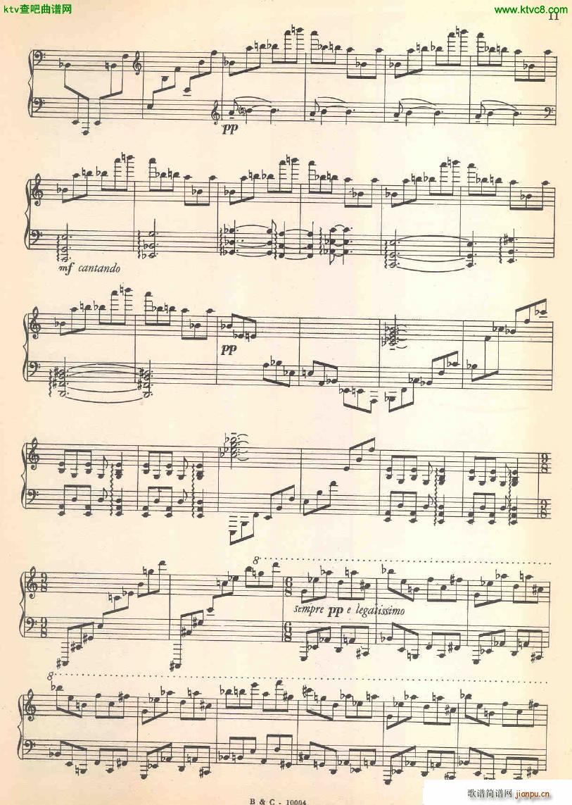 Ginastera Sonata No 1(钢琴谱)11