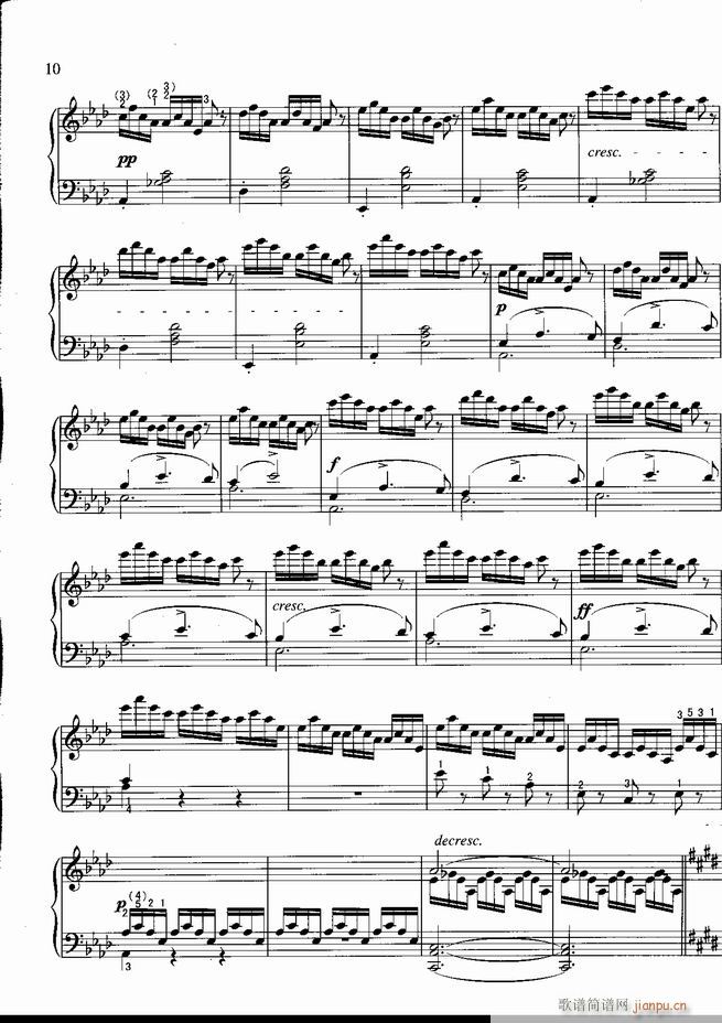 钢琴 不可不弹的世界钢琴名曲100首 五(钢琴谱)11