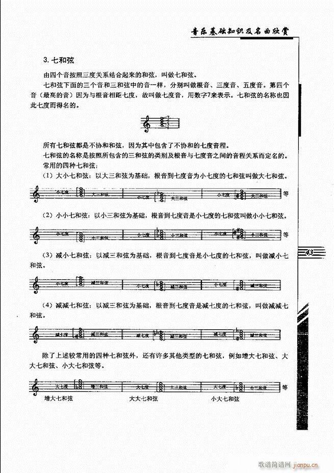 音乐基础知识及名曲欣赏 目录1 60(十字及以上)54