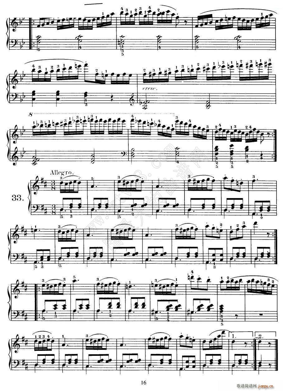 Czerny 100 Progressive Studies Op 139 22 36(钢琴谱)6