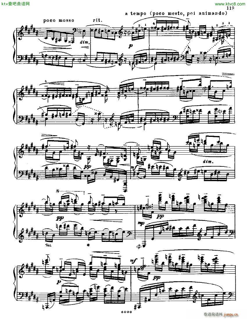 Anatoly Alexandrov Opus 22 Sonata no 5(钢琴谱)11