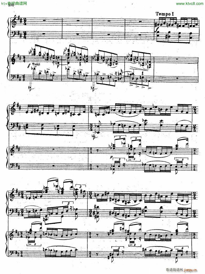 Feinberg op 36 Piano concerto No 2 二(钢琴谱)39