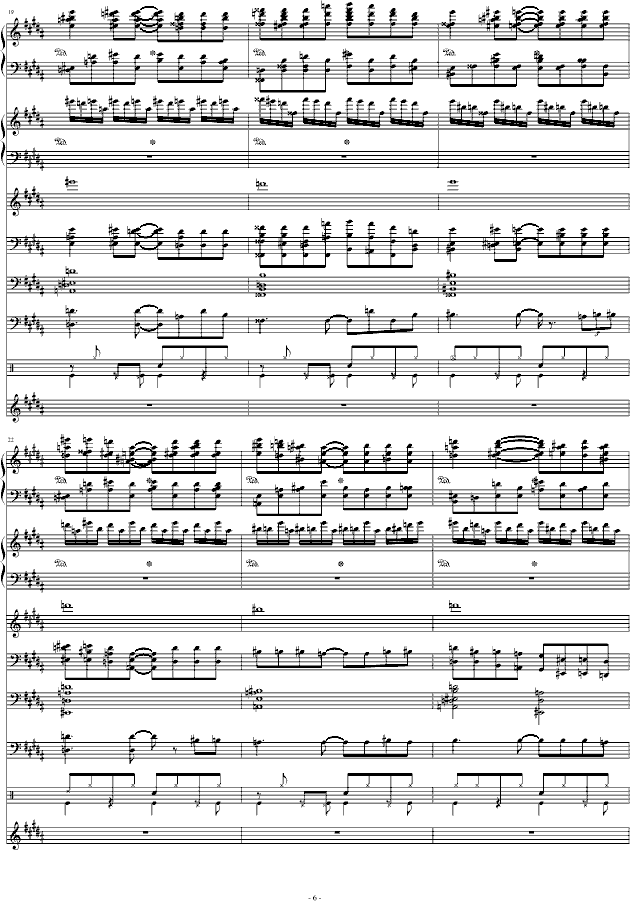 只要有你(钢琴谱)6
