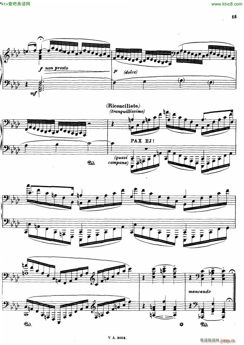 Busoni Fantasia nach Bach(钢琴谱)15