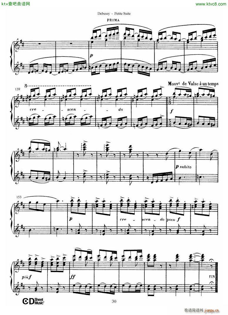 Debussy Danse(钢琴谱)31