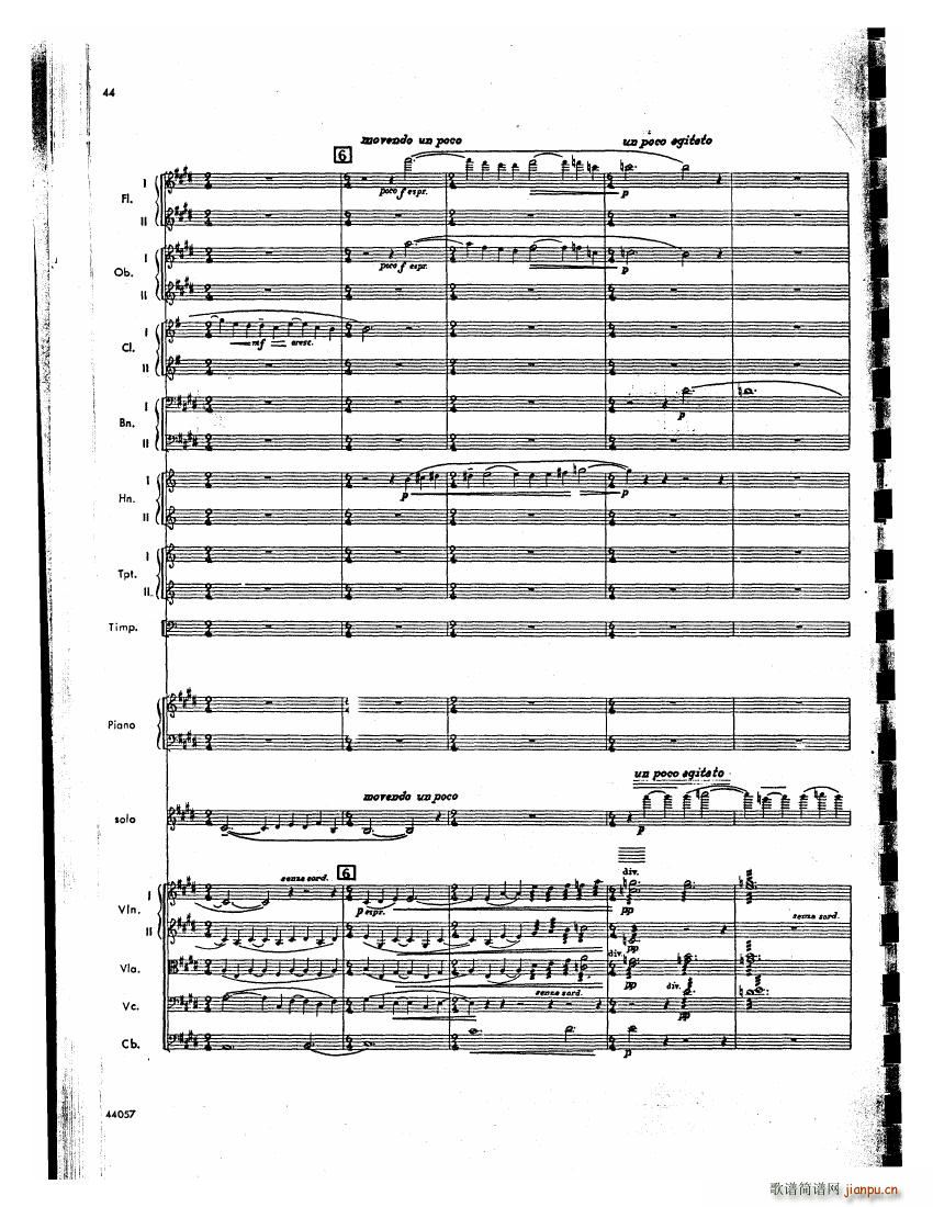 Barber op 14 Violin Concerto Score 二(钢琴谱)3