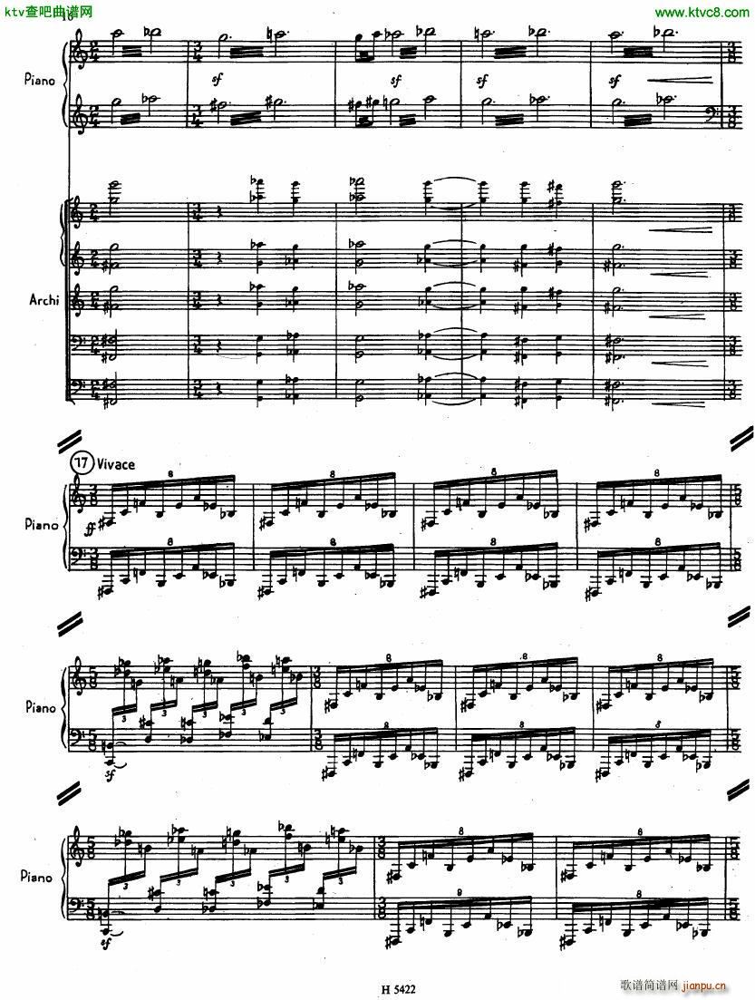 Fiser concerto da camera for piano full score(钢琴谱)14