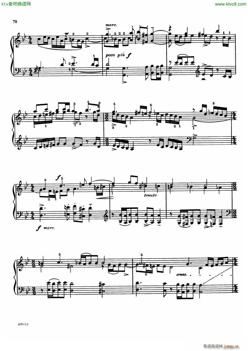 Frescobaldi Arr Bartok Fuga In G Piano Solo(钢琴谱)5