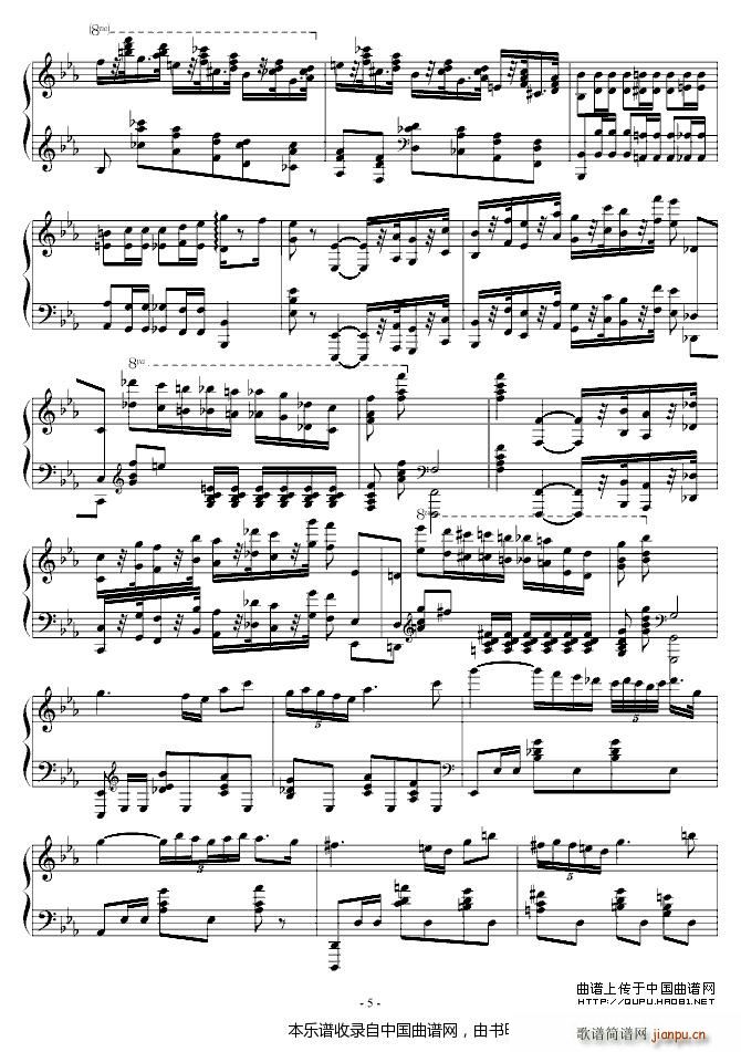 Chopin 大波兰舞曲(钢琴谱)5