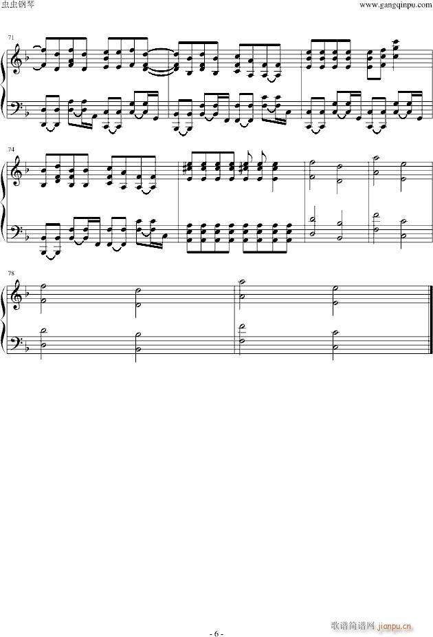 21 Guns(钢琴谱)6