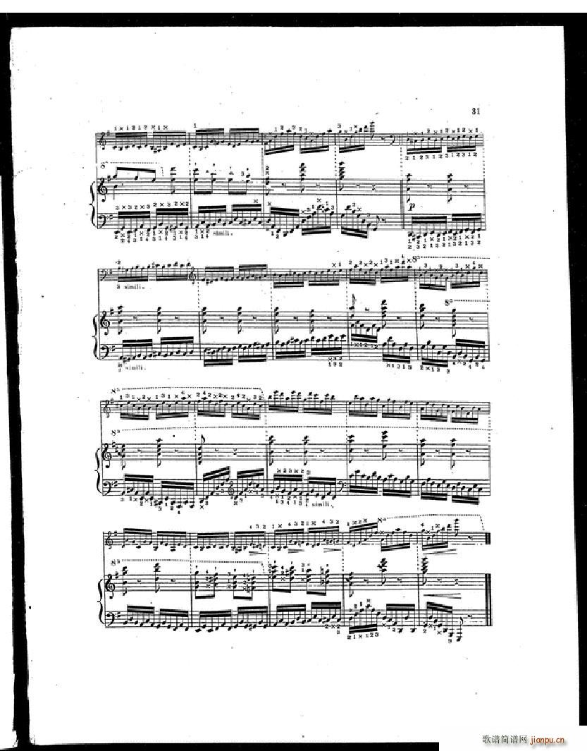 Czerny Etudes de la Velocite(钢琴谱)28