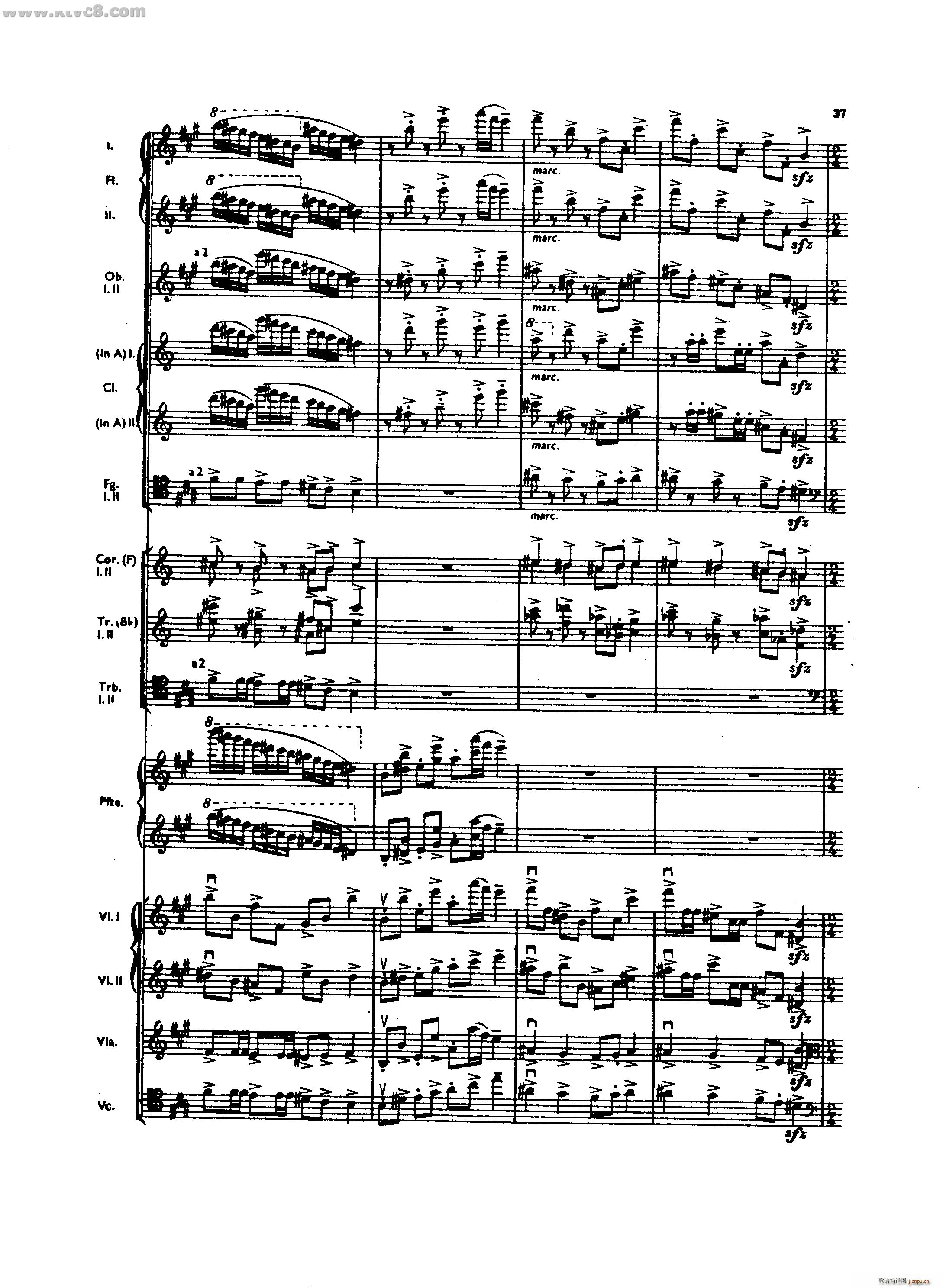 阿巴拉契亚山区的春天 第一部分(总谱)37