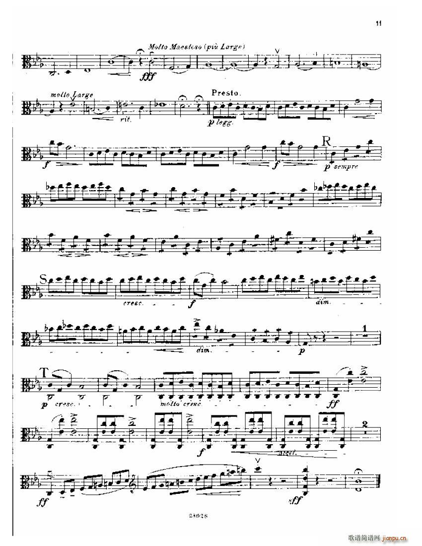 Bowen viola sonata No 1 Va part(钢琴谱)11