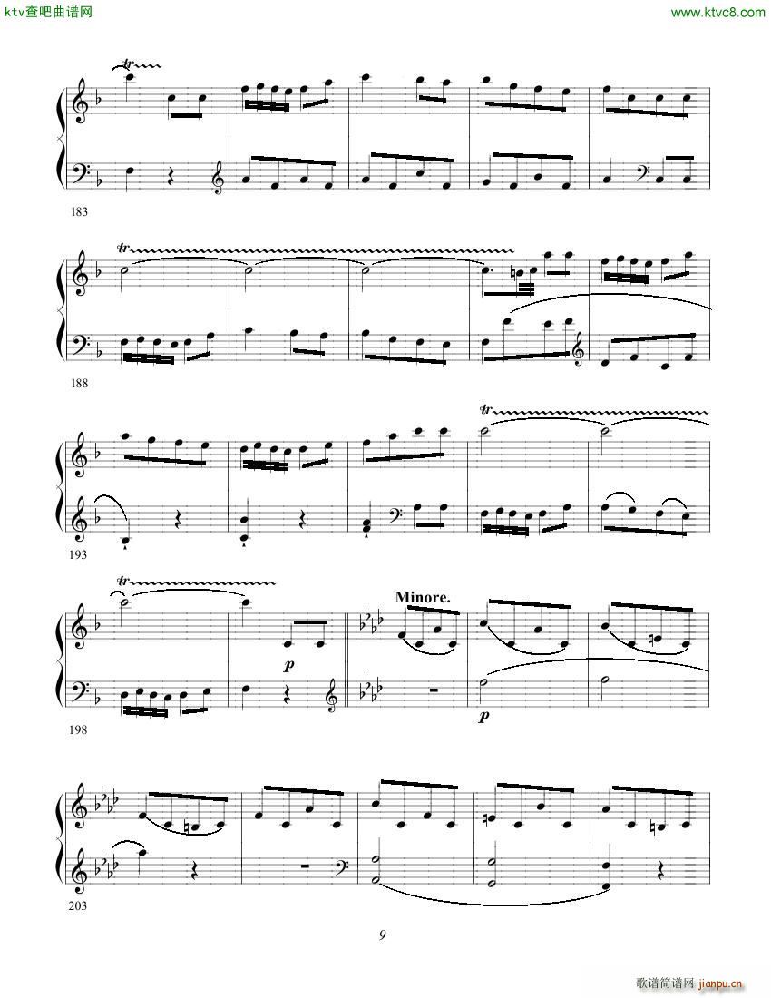 Clementi op 1a No 1 Sonate F major(钢琴谱)9