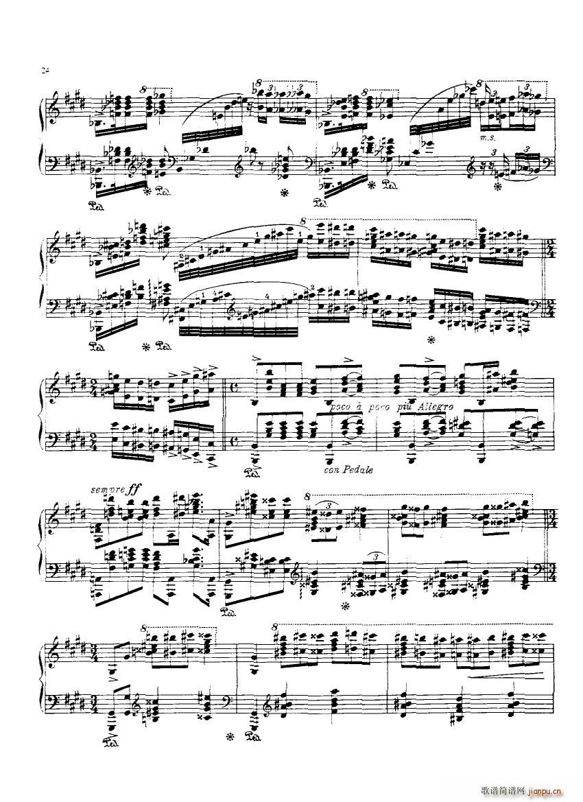 Beach Op 60 Variations on Balkan Themes(钢琴谱)24