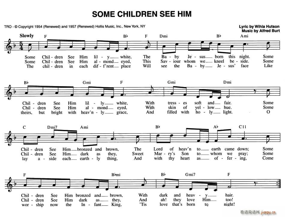 SOME CHILDREN SEE HIM(十字及以上)1